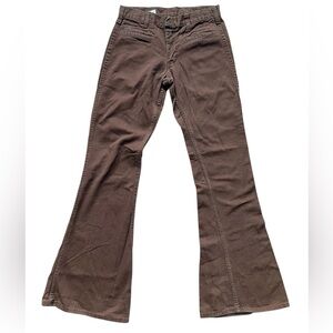 Vintage Landlubber Flared Brown Pants Jeans